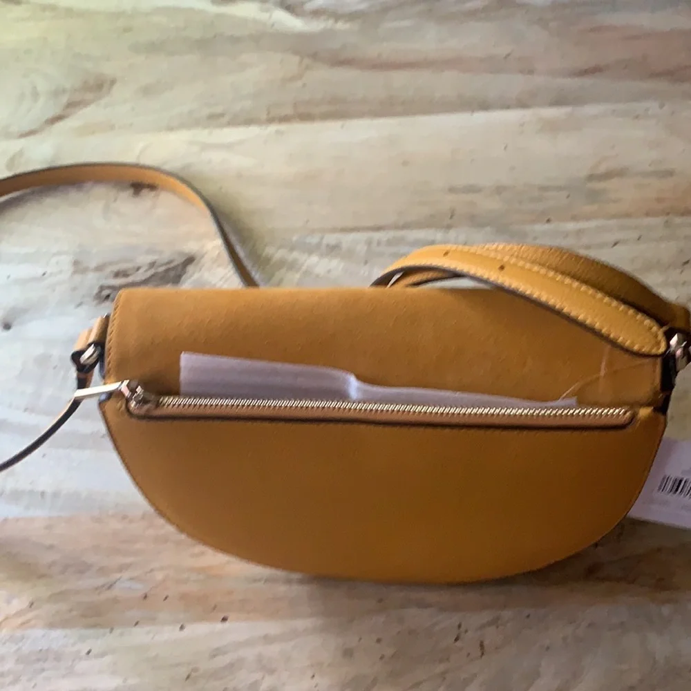 KATE SPADE Luna Crescent Suede and Leather mix Crossbody bag - - Picture 8 of 11